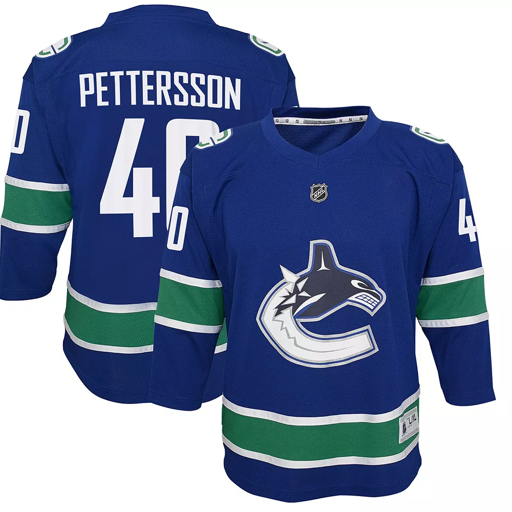 Youth Elias Pettersson Blue Vancouver Canucks 2019/20 Home Replica Player Jersey 1 Youth Elias Pettersson Blue Vancouver Canucks 2019/20 Home Replica Player Jersey