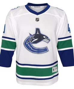 Youth Elias Pettersson White Vancouver Canucks 2019/20 Away Replica Player Jersey 5 Youth Elias Pettersson White Vancouver Canucks 2019/20 Away Replica Player Jersey -MLB Shop 4450493 ALT2