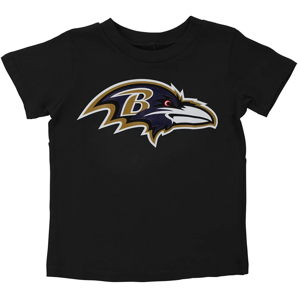 Preschool Baltimore Ravens Black Primary Logo T-Shirt 1 Preschool Baltimore Ravens Black Primary Logo T-Shirt