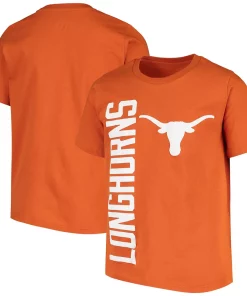 Youth Texas Orange Texas Longhorns Big & Bold T-Shirt