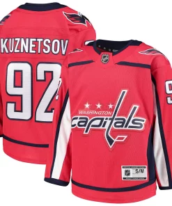 Youth Evgeny Kuznetsov Red Washington Capitals Home Premier Player Jersey