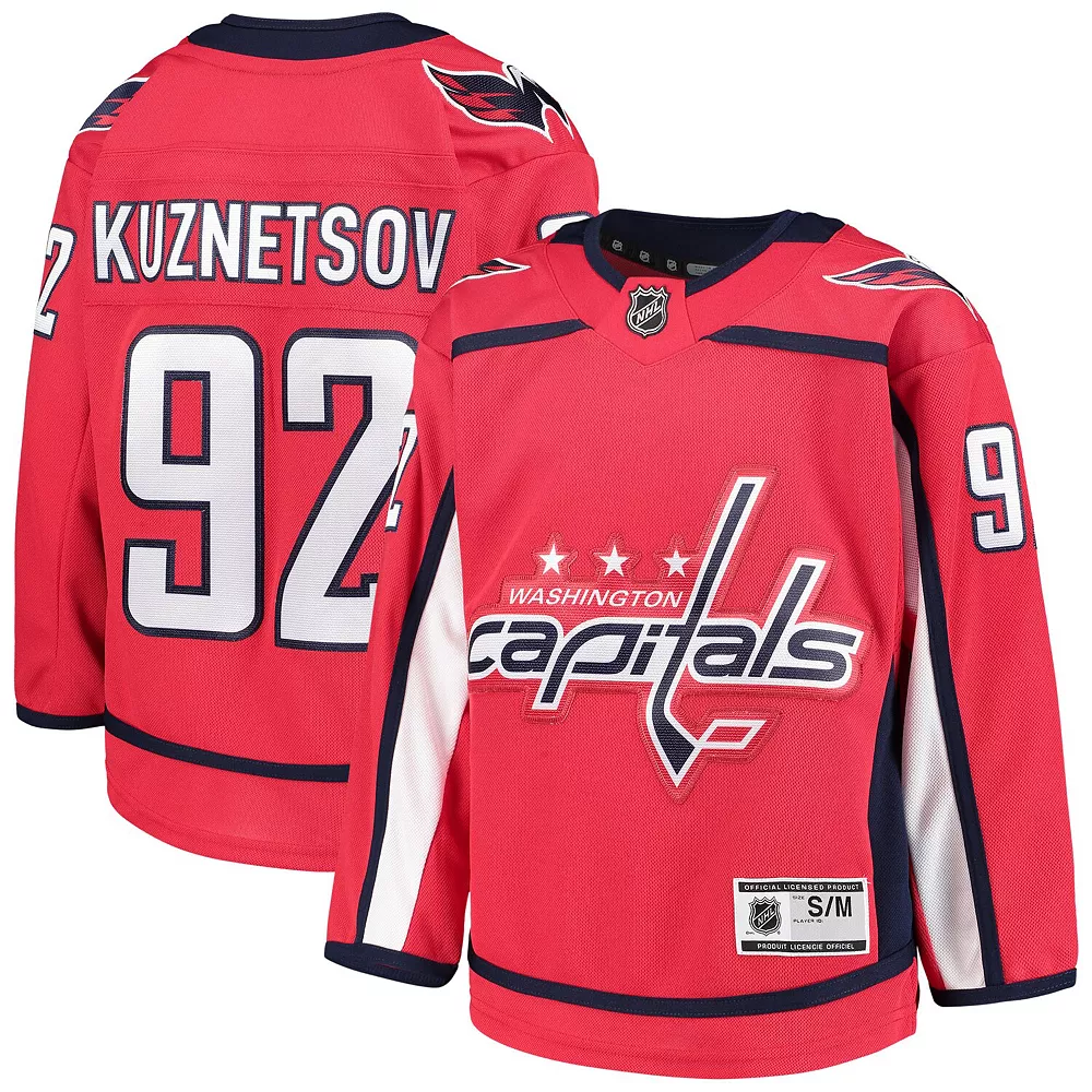 Youth Evgeny Kuznetsov Red Washington Capitals Home Premier Player Jersey 1 Youth Evgeny Kuznetsov Red Washington Capitals Home Premier Player Jersey