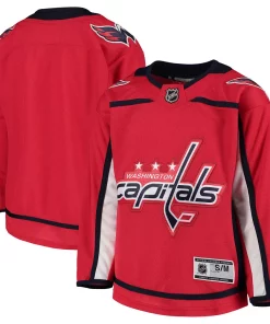Alternative view of Youth Red Washington Capitals Home Premier Team Jersey