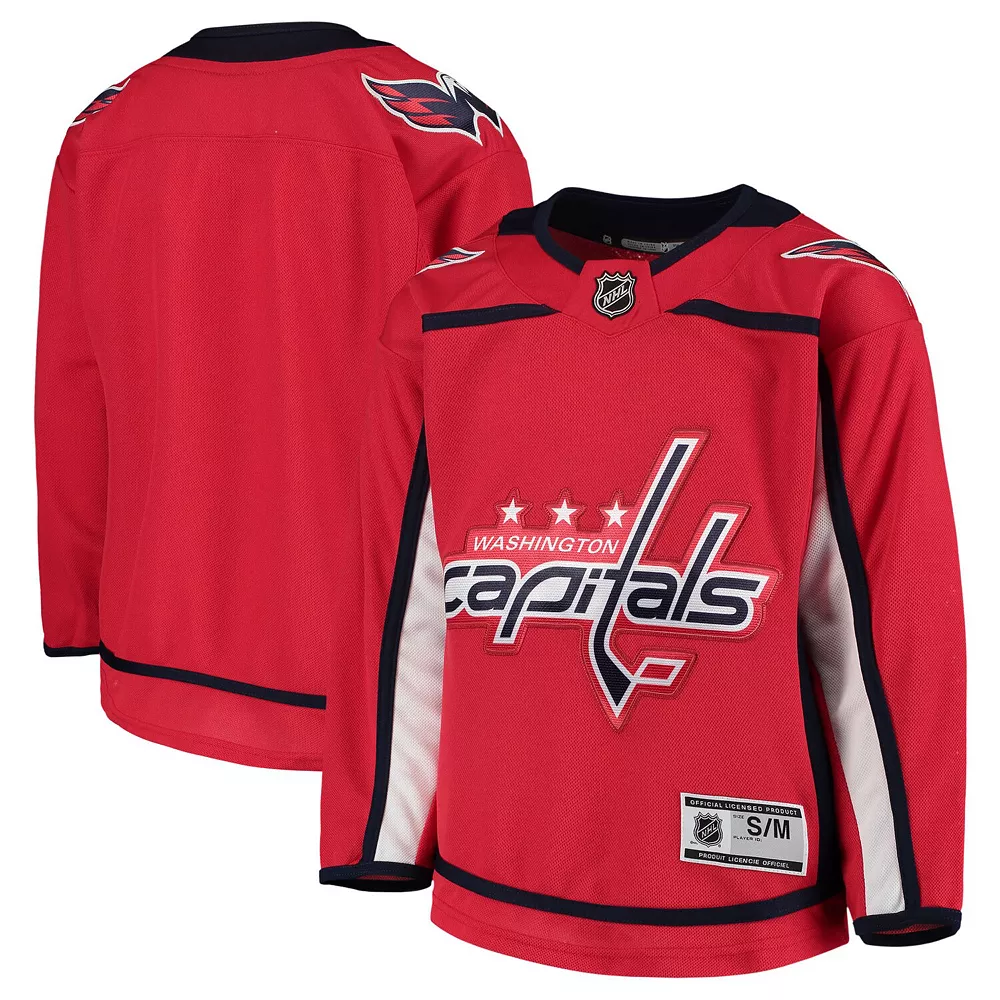 Youth Red Washington Capitals Home Premier Team Jersey 2 Youth Red Washington Capitals Home Premier Team Jersey - Image 2
