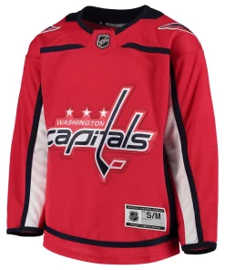 Youth Red Washington Capitals Home Premier Team Jersey 5 Youth Red Washington Capitals Home Premier Team Jersey -MLB Shop 4614744 ALT2