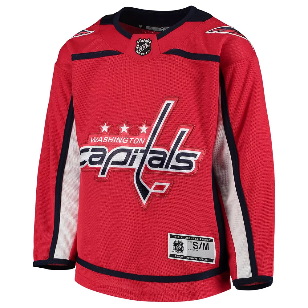 Youth Red Washington Capitals Home Premier Team Jersey 3 Youth Red Washington Capitals Home Premier Team Jersey - Image 3
