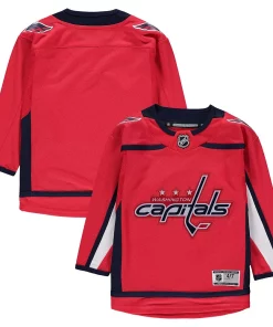 Preschool Red Washington Capitals Home Team Premier Jersey