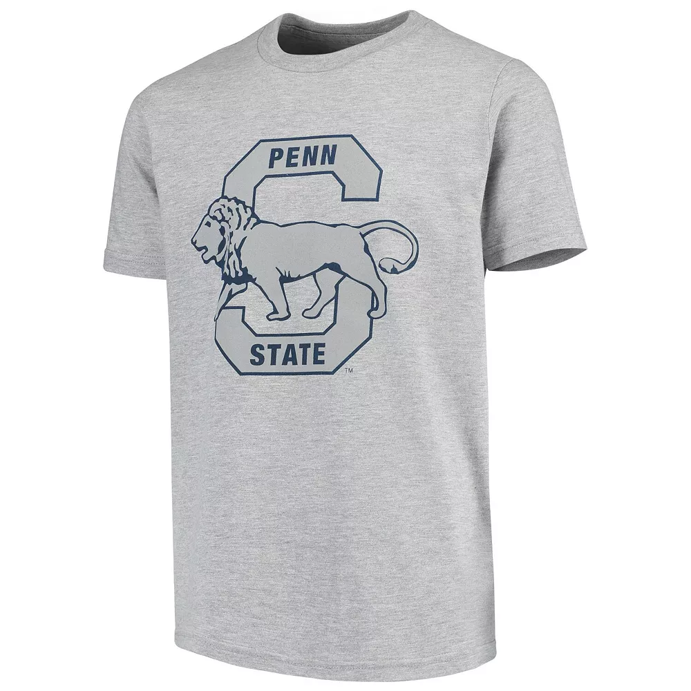 Youth Heathered Gray Penn State Nittany Lions Vault Logo Short Sleeve T-Shirt 2 Youth Heathered Gray Penn State Nittany Lions Vault Logo Short Sleeve T-Shirt - Image 2