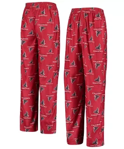 Alternative view of Youth Red Atlanta Falcons Team Color Pajama Pants