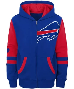 Youth Royal Buffalo Bills Stadium Full-Zip Hoodie 5 Youth Royal Buffalo Bills Stadium Full-Zip Hoodie -MLB Shop 4645285 ALT2