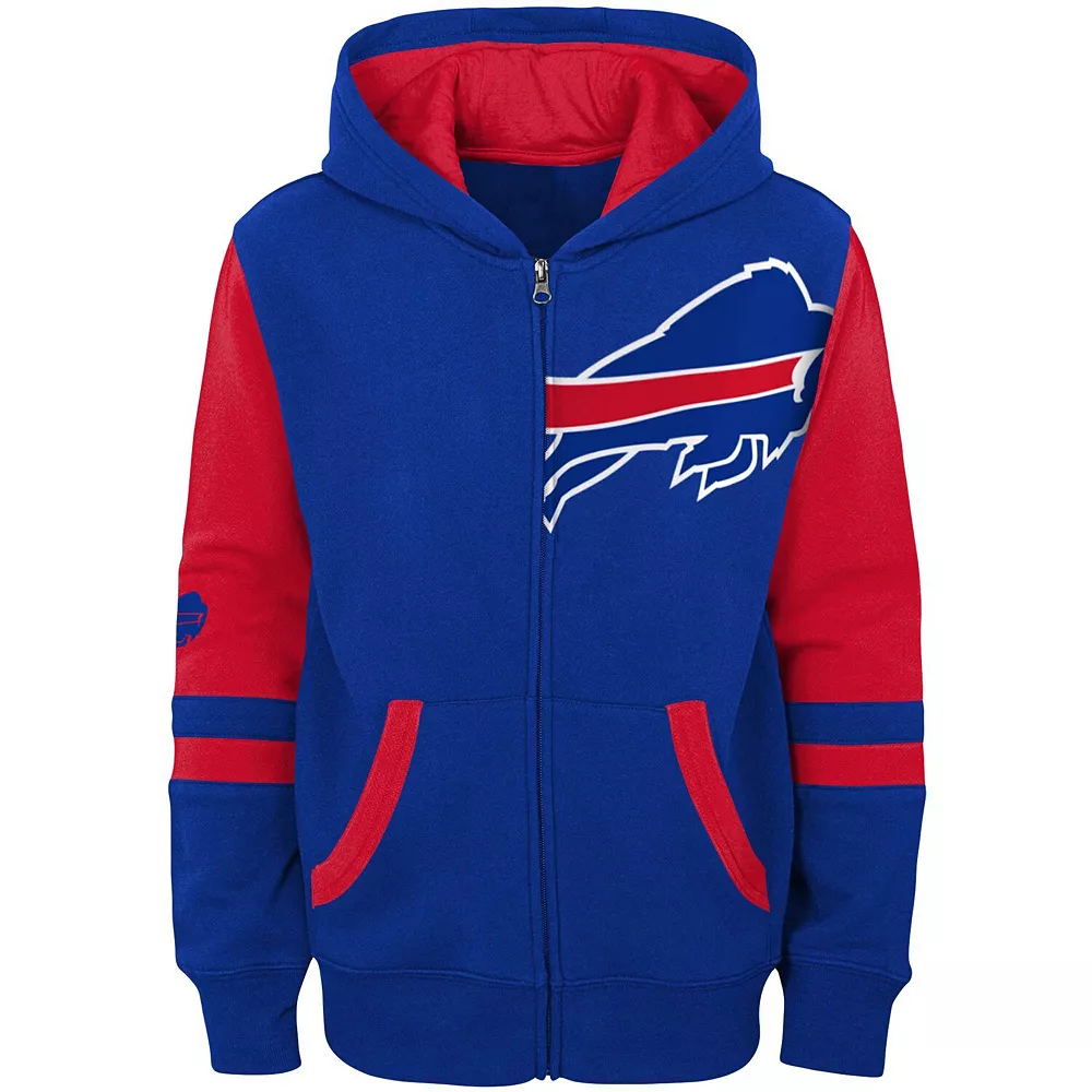 Youth Royal Buffalo Bills Stadium Full-Zip Hoodie 3 Youth Royal Buffalo Bills Stadium Full-Zip Hoodie - Image 3