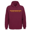 Youth Burgundy Washington Football Team Team Logo Pullover Hoodie