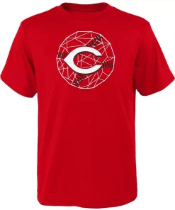Youth Red Cincinnati Reds Digi-Ball T-Shirt
