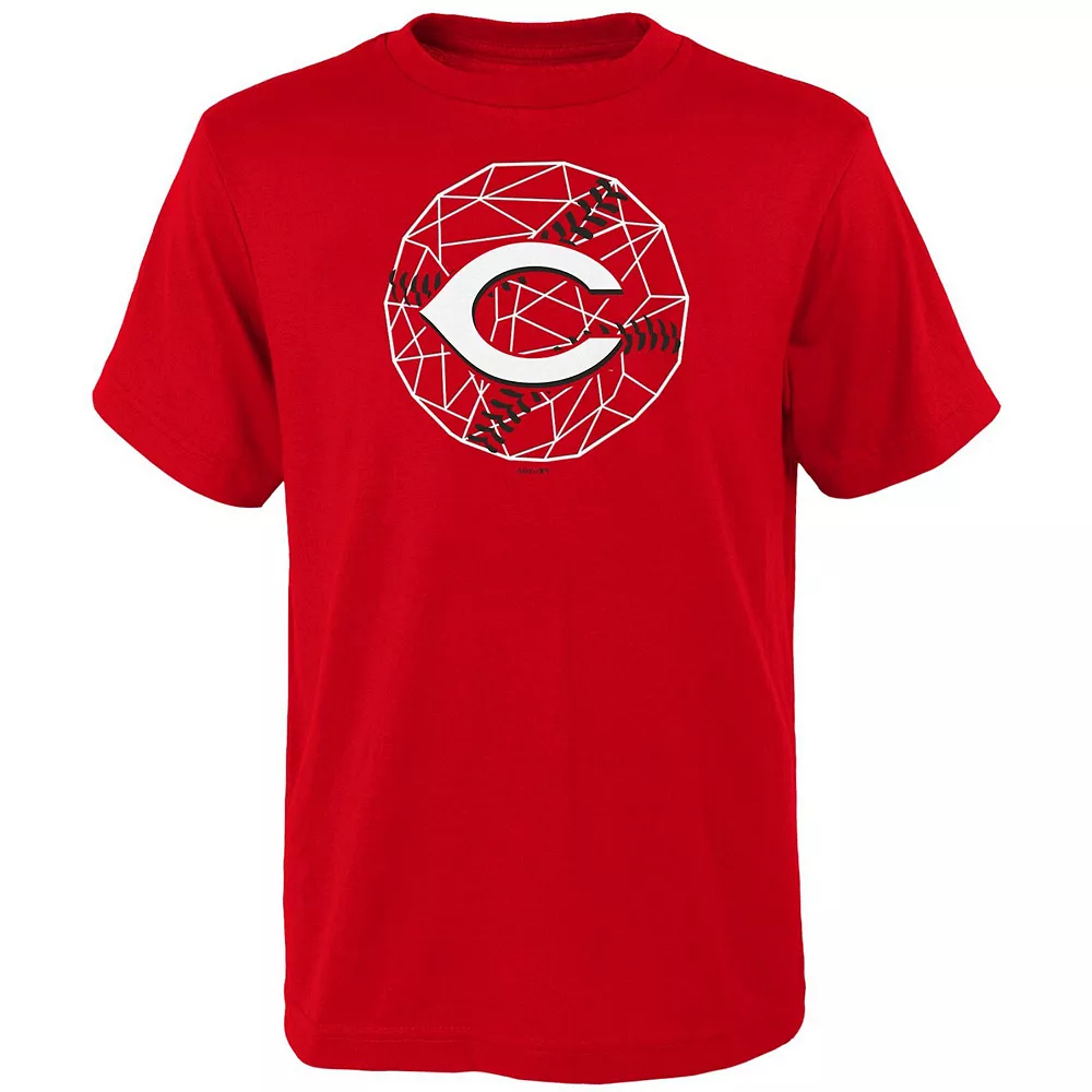 Youth Red Cincinnati Reds Digi-Ball T-Shirt 1 Youth Red Cincinnati Reds Digi-Ball T-Shirt