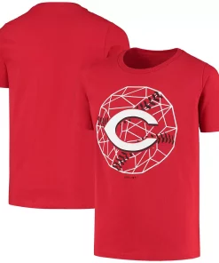 Alternative view of Youth Red Cincinnati Reds Digi-Ball T-Shirt