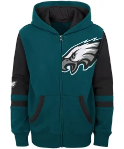 Preschool Midnight Green Philadelphia Eagles Stadium Full-Zip Hoodie 5 Preschool Midnight Green Philadelphia Eagles Stadium Full-Zip Hoodie -MLB Shop 4652271 ALT2