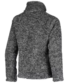 Girls Youth Black Vegas Golden Knights Fan Gear Sherpa Full-Zip Jacket -MLB Shop 4652752 ALT3