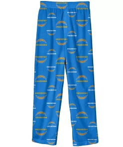 Youth Powder Blue Los Angeles Chargers Team Color Pajama Pants