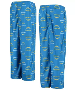 Alternative view of Youth Powder Blue Los Angeles Chargers Team Color Pajama Pants