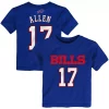 Toddler Josh Allen Royal Buffalo Bills Mainliner Player Name & Number T-Shirt