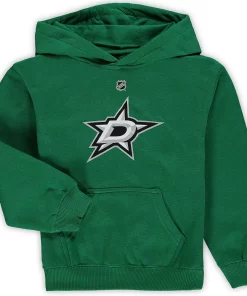 Preschool Kelly Green Dallas Stars Primary Logo Pullover Hoodie