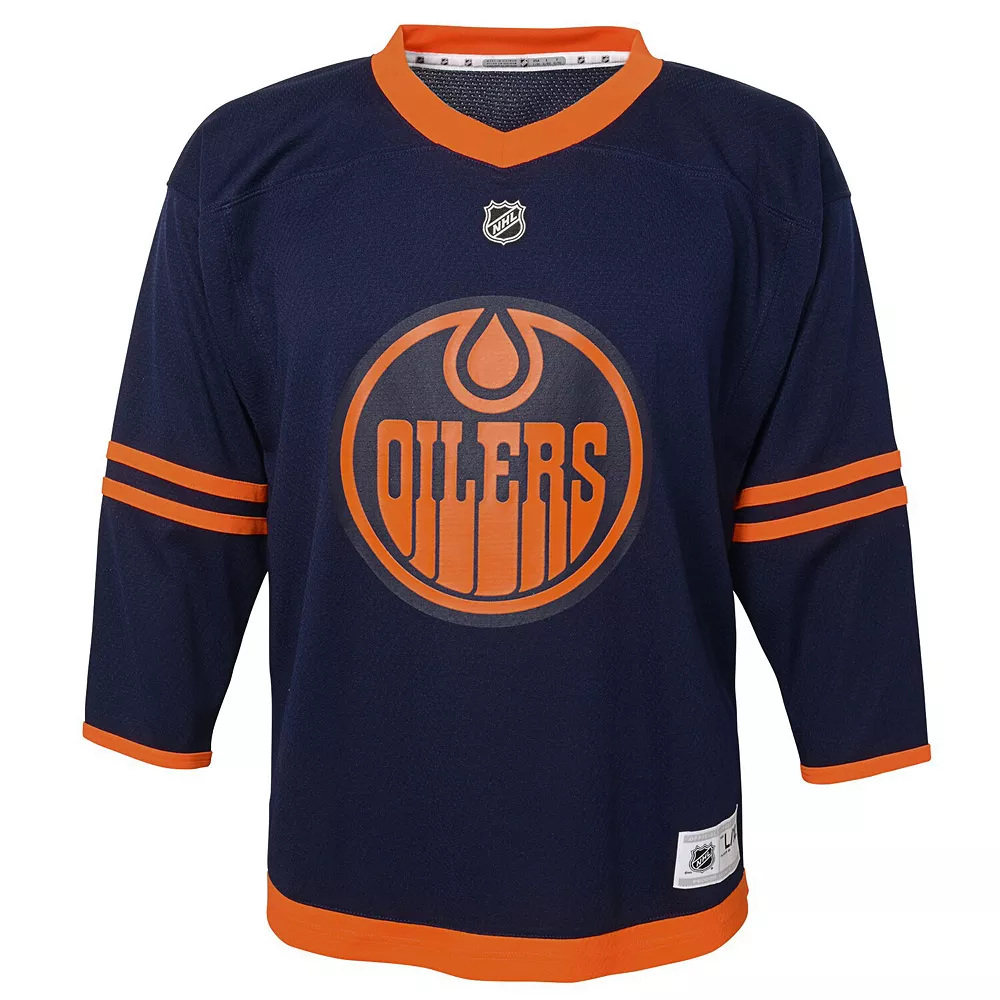 Preschool Connor McDavid Navy Edmonton Oilers Alternate Replica Player Jersey 3 Preschool Connor McDavid Navy Edmonton Oilers Alternate Replica Player Jersey - Image 3