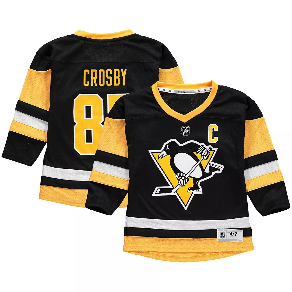 Preschool Sidney Crosby Black Pittsburgh Penguins Replica Player Jersey 1 Preschool Sidney Crosby Black Pittsburgh Penguins Replica Player Jersey