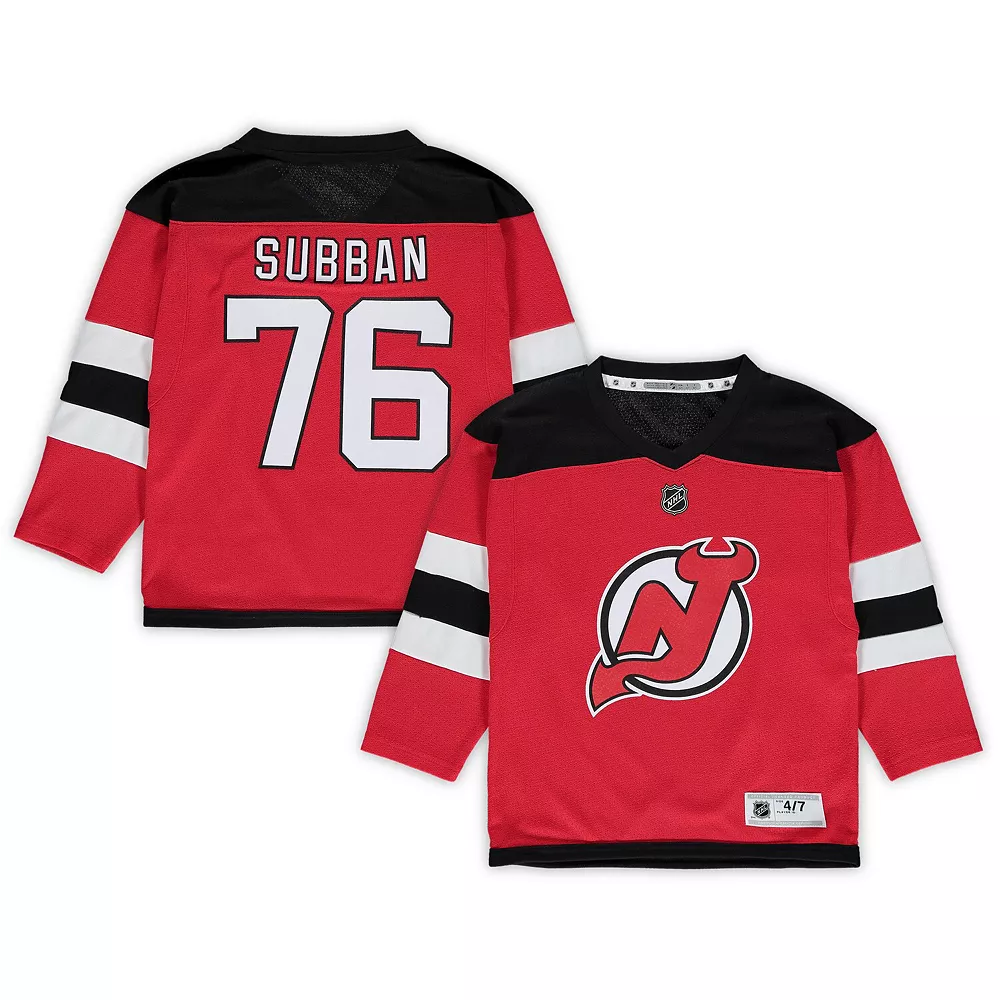 Preschool P.K. Subban Red New Jersey Devils Home Replica Player Jersey 1 Preschool P.K. Subban Red New Jersey Devils Home Replica Player Jersey