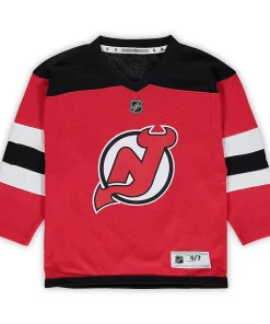 Alternative view of Preschool P.K. Subban Red New Jersey Devils Home Replica Player Jersey