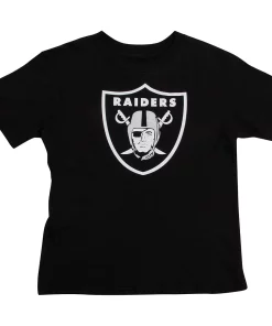 Las Vegas Raiders Preschool Team Logo T-Shirt - Black
