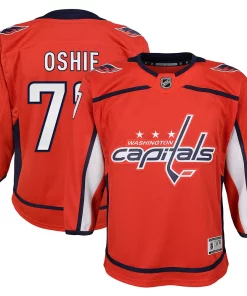 Alternative view of Youth TJ Oshie Red Washington Capitals Home Premier Player Jersey