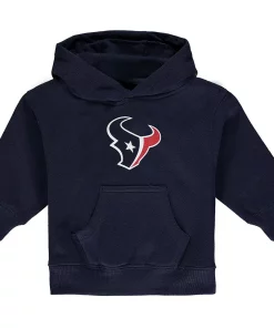Toddler Navy Houston Texans Team Logo Pullover Hoodie