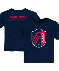Toddler Navy St. Louis City SC Our City T-Shirt