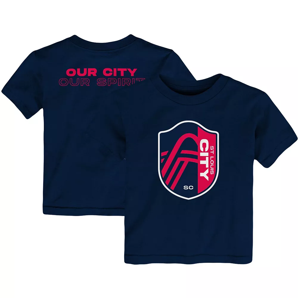 Toddler Navy St. Louis City SC Our City T-Shirt 2 Toddler Navy St. Louis City SC Our City T-Shirt - Image 2