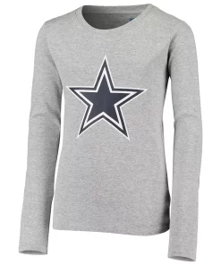 Youth Heathered Gray Dallas Cowboys Long Sleeve T-Shirt & Pants Sleep Set 6 Youth Heathered Gray Dallas Cowboys Long Sleeve T-Shirt & Pants Sleep Set -MLB Shop 4813096 ALT2