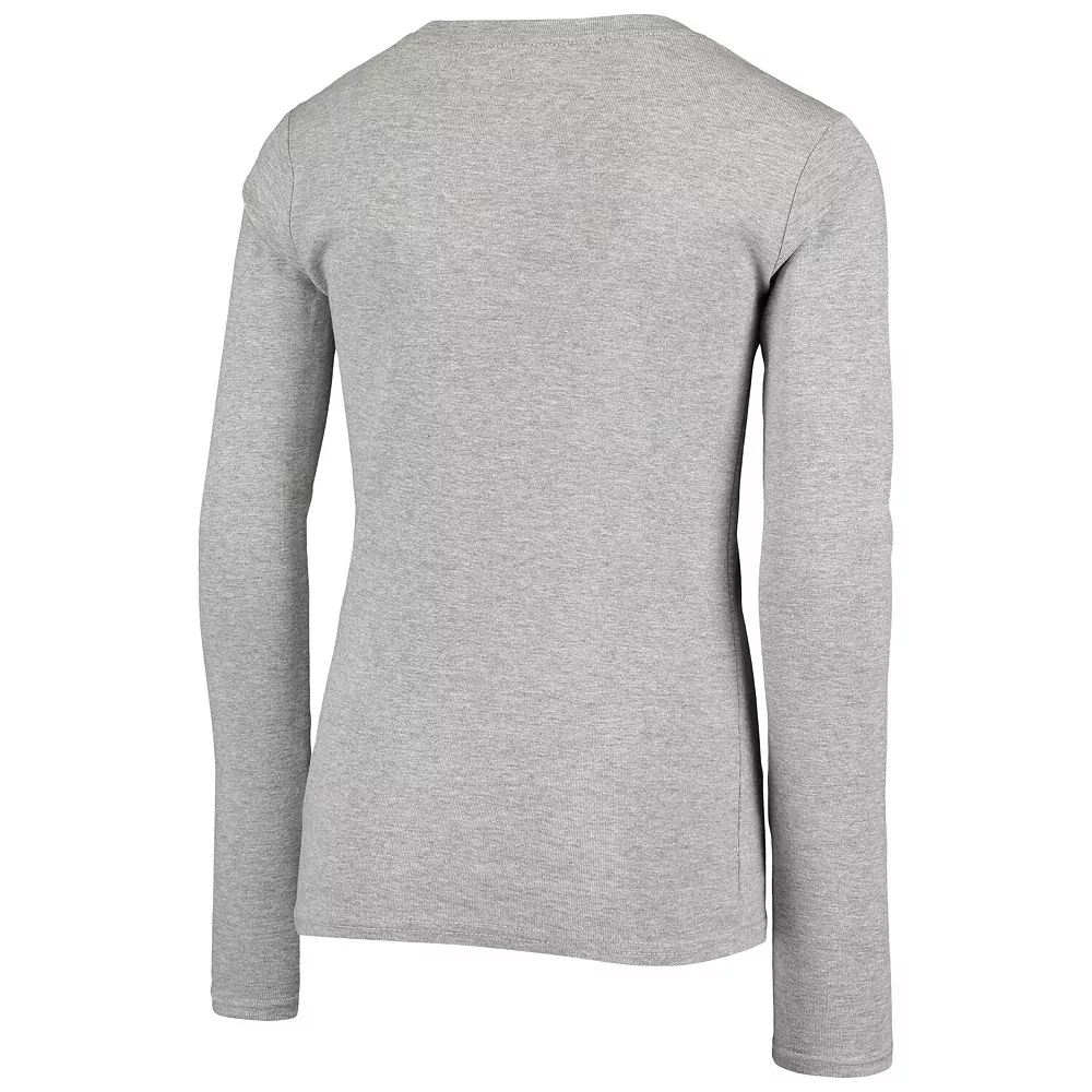Youth Heathered Gray Dallas Cowboys Long Sleeve T-Shirt & Pants Sleep Set 4 Youth Heathered Gray Dallas Cowboys Long Sleeve T-Shirt & Pants Sleep Set - Image 4