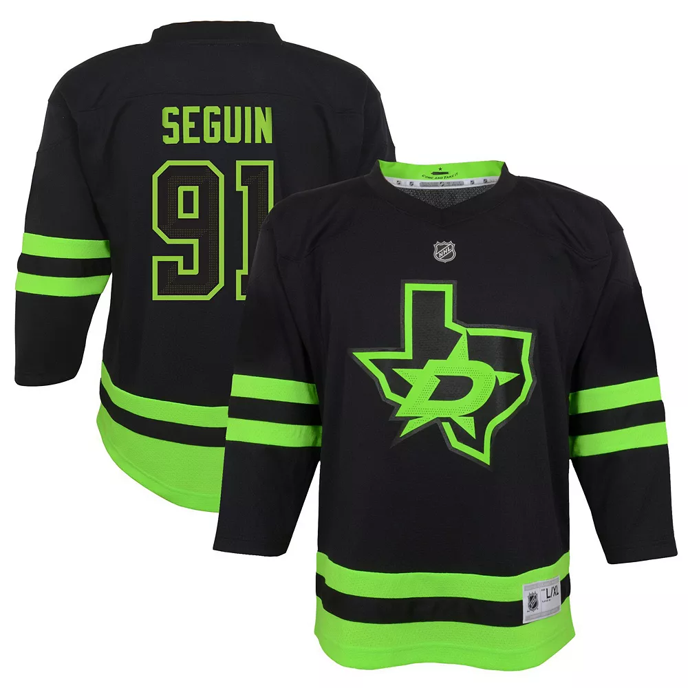 Preschool Tyler Seguin Black Dallas Stars 2020/21 Alternate Replica Player Jersey 1 Preschool Tyler Seguin Black Dallas Stars 2020/21 Alternate Replica Player Jersey