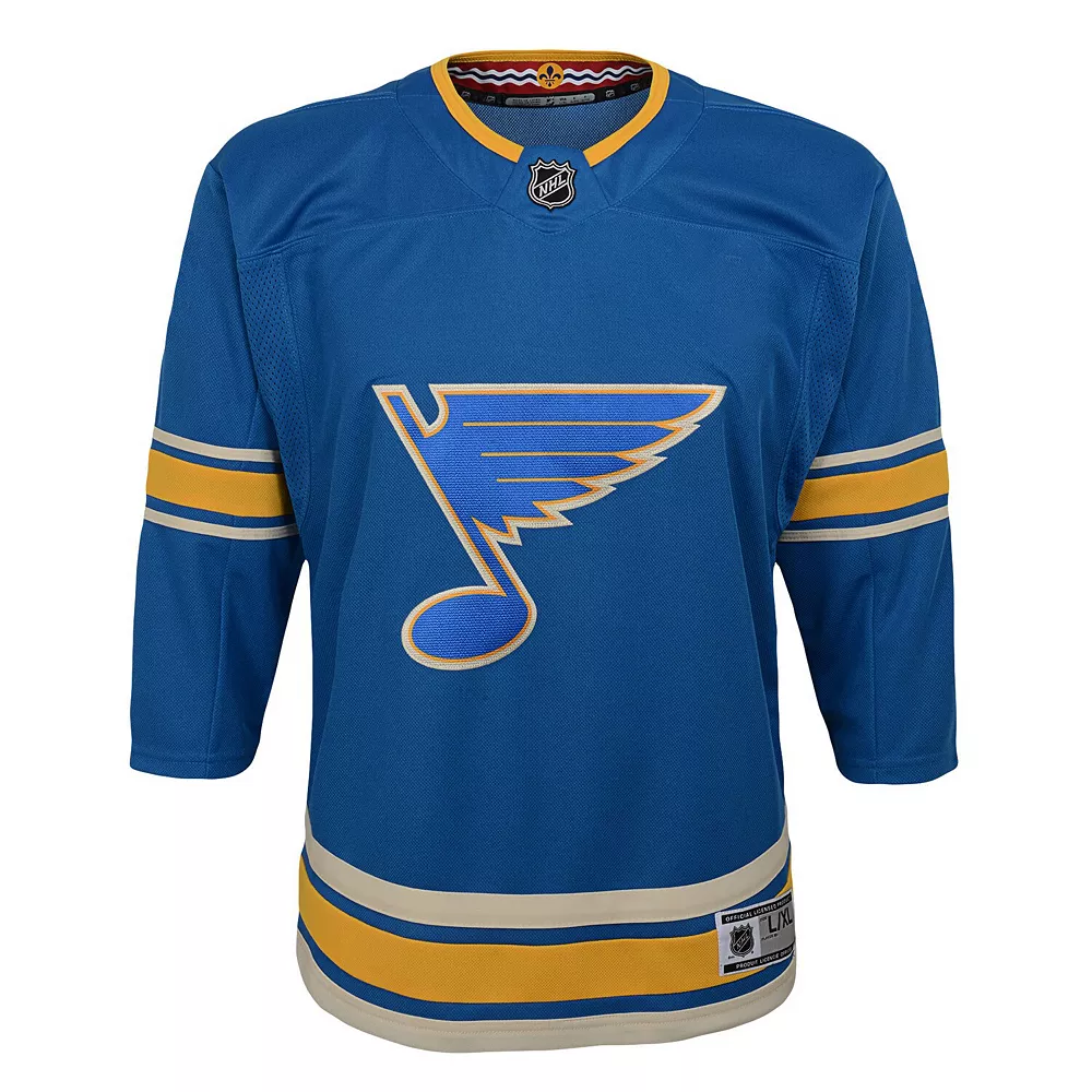 Youth Blue St. Louis Blues 2018/19 Alternate Premier Jersey 2 Youth Blue St. Louis Blues 2018/19 Alternate Premier Jersey - Image 2