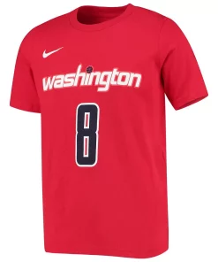 Youth Rui Hachimura Red Washington Wizards Name & Number T-Shirt -MLB Shop 4904751 ALT2