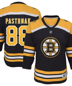 Preschool David Pastrnak Black Boston Bruins Home Replica Player Jersey