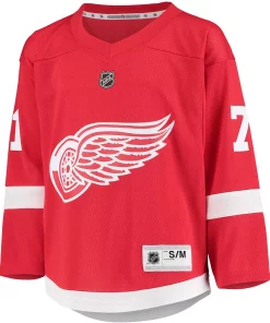Youth Dylan Larkin Red Detroit Red Wings Home Replica Player Jersey -MLB Shop 4905692 ALT2