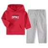 Toddler Red/Heathered Gray Washington Capitals Fan Flare Pullover Hoodie & Pants Set