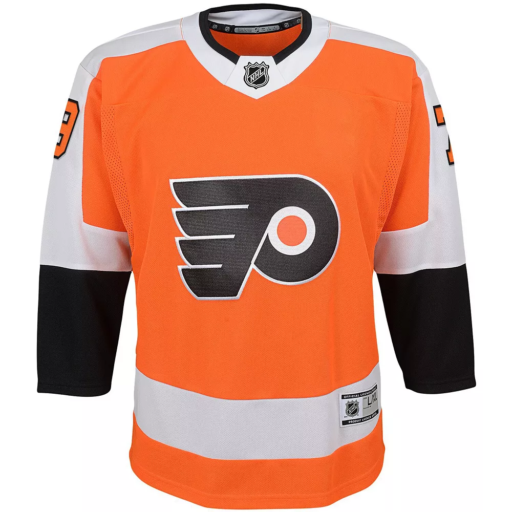 Youth Carter Hart Orange Philadelphia Flyers Home Premier Player Jersey 3 Youth Carter Hart Orange Philadelphia Flyers Home Premier Player Jersey - Image 3