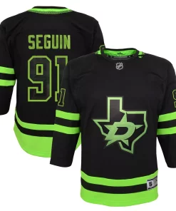 Youth Tyler Seguin Black Dallas Stars 2020/21 Alternate Premier Player Jersey