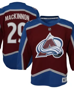 Preschool Nathan MacKinnon Burgundy Colorado Avalanche Home Replica Player Jersey