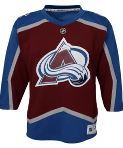 Preschool Nathan MacKinnon Burgundy Colorado Avalanche Home Replica Player Jersey -MLB Shop 4908482 ALT2