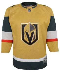 Preschool Gold Vegas Golden Knights 2020/21 Alternate Premier Jersey 5 Preschool Gold Vegas Golden Knights 2020/21 Alternate Premier Jersey -MLB Shop 4908498 ALT2