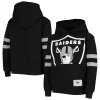 Youth Black Las Vegas Raiders Big Face Fleece Pullover Hoodie