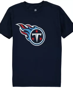 Youth Navy Tennessee Titans Team Logo T-Shirt