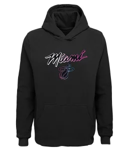 Preschool Black Miami Heat 2020/21 City Edition Pullover Hoodie